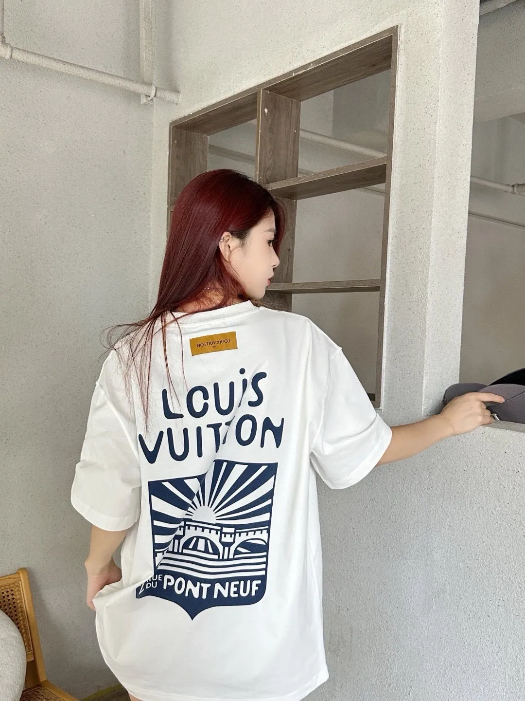 Louis Vuitton/Louis Vuitton Fei Dong’s first show limited printed short-sleeves